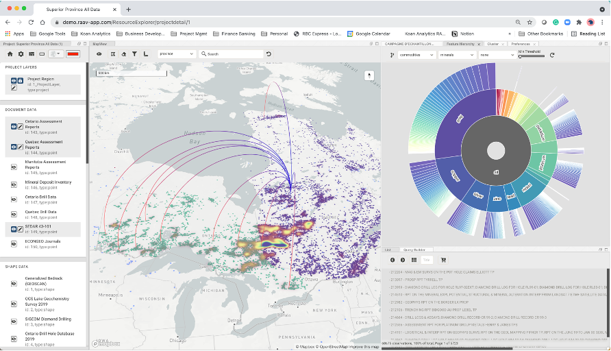 Interface and visualization examples 1